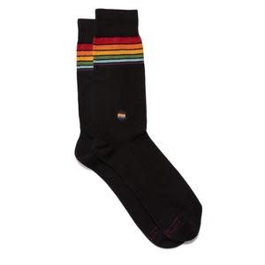 Socks That Save LGBTQ Lives Small Black by Conscious Step