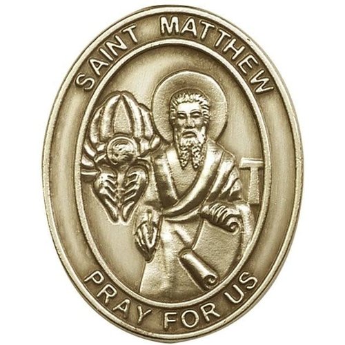Bliss St. Matthew Visor Clip, Antique Gold Bliss St. Matthew Visor Clip, Antique Gold