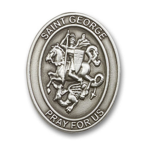 Bliss St. George Visor Clip, Antique Silver Bliss St. George Visor Clip, Antique Silver