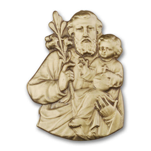 Bliss St. Joseph Visor Clip, Antique Gold Bliss St. Joseph Visor Clip, Antique Gold