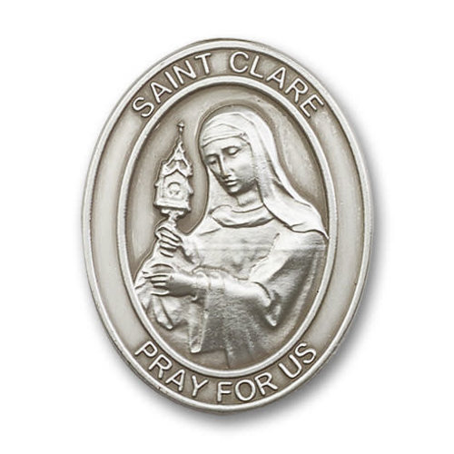 Bliss St. Clare Visor Clip, Antique Silver Bliss St. Clare Visor Clip, Antique Silver