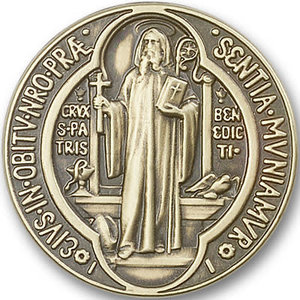 Bliss St. Benedict Visor Clip, Antique Gold