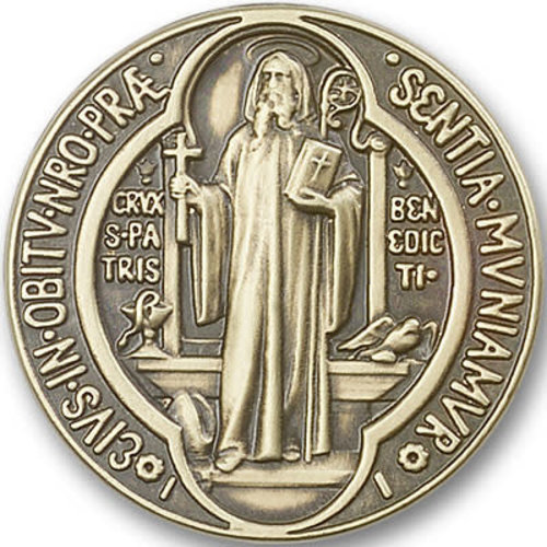 Bliss St. Benedict Visor Clip, Antique Gold Bliss St. Benedict Visor Clip, Antique Gold