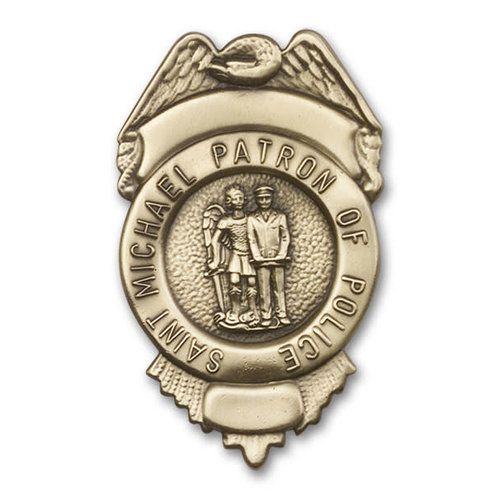 Bliss St. Michael / Police Visor Clip, Antique Gold Bliss St. Michael / Police Visor Clip, Antique Gold