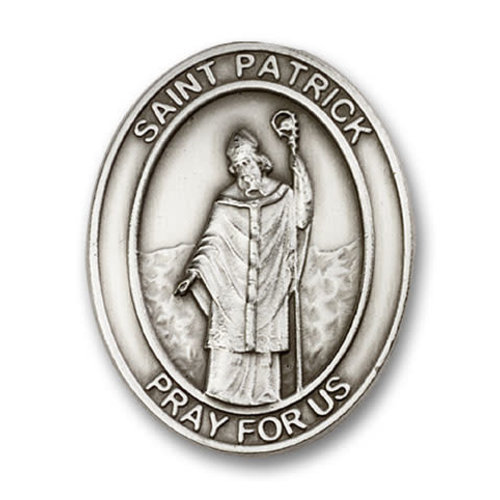 Bliss St. Patrick Visor Clip, Antique Silver Bliss St. Patrick Visor Clip, Antique Silver