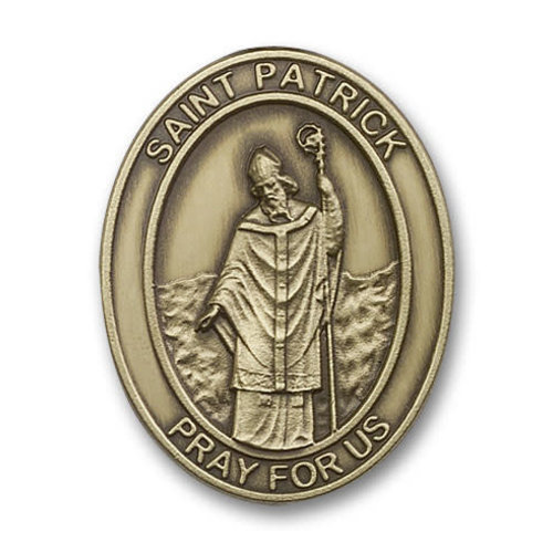 Bliss St. Patrick Visor Clip, Antique Gold Bliss St. Patrick Visor Clip, Antique Gold