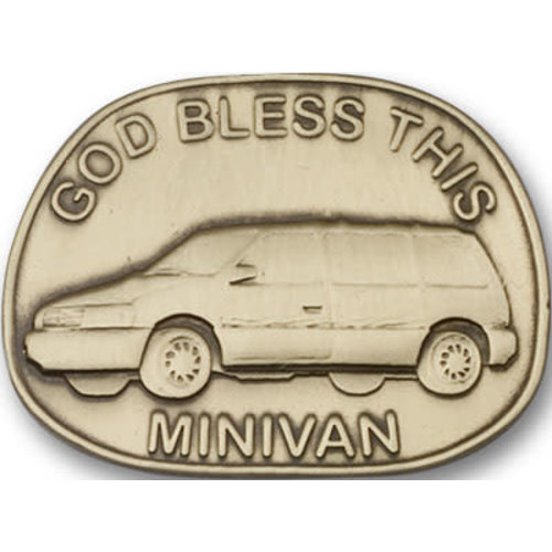 Bliss God Bless This Mini-Van Visor Clip, Antique Gold Bliss God Bless This Mini-Van Visor Clip, Antique Gold