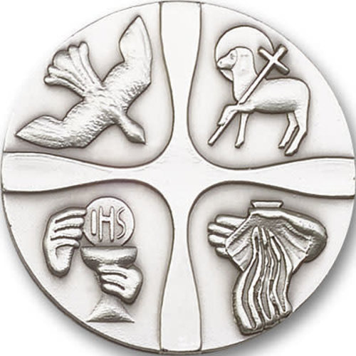 Bliss Christian Life Visor Clip, Antique Silver Bliss Christian Life Visor Clip, Antique Silver