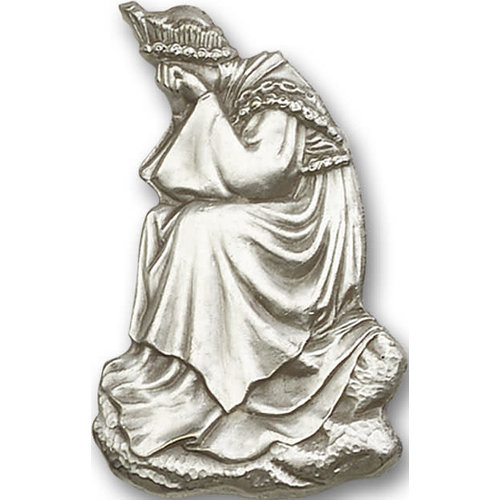 Bliss Our Lady of la Salette Visor Clip, Antique Silver Bliss Our Lady of la Salette Visor Clip, Antique Silver