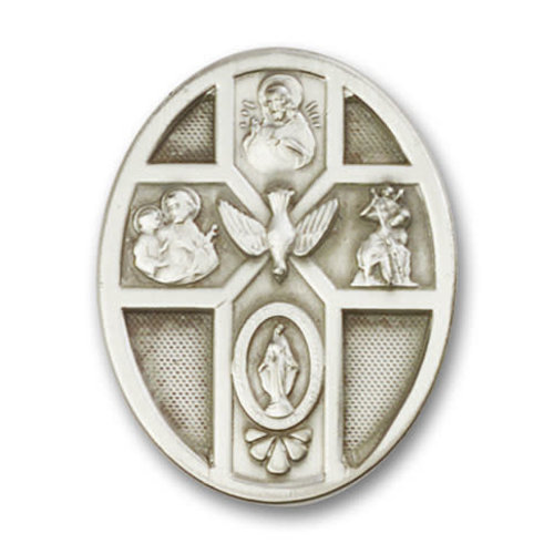 Bliss 5-Way / Holy Spirit Visor Clip, Antique Silver Bliss 5-Way / Holy Spirit Visor Clip, Antique Silver