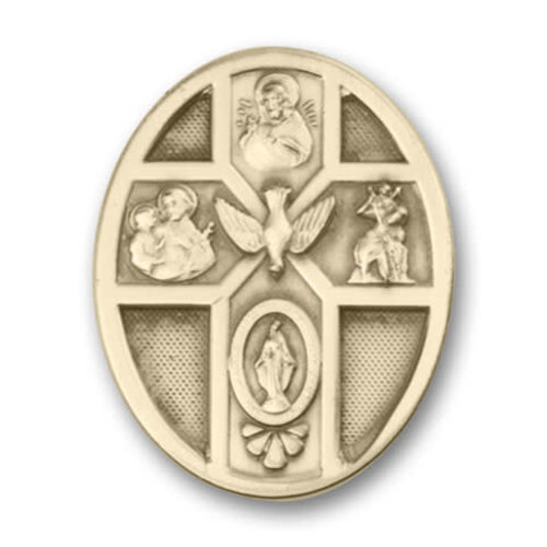 Bliss 5-Way / Holy Spirit Visor Clip, Antique Gold Bliss 5-Way / Holy Spirit Visor Clip, Antique Gold