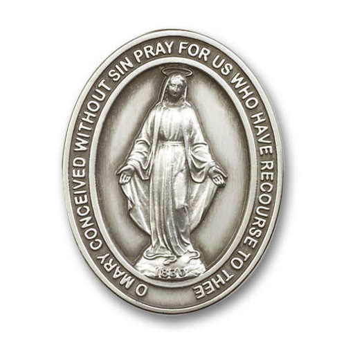 Bliss Miraculous Visor Clip, Antique Silver Bliss Miraculous Visor Clip, Antique Silver
