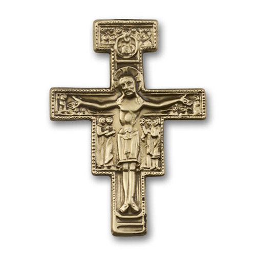 Bliss San Damiano Visor Clip, Antique Gold Bliss San Damiano Visor Clip, Antique Gold