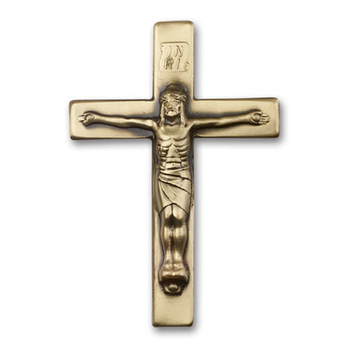 Bliss Crucifix Visor Clip, Antique Gold Bliss Crucifix Visor Clip, Antique Gold