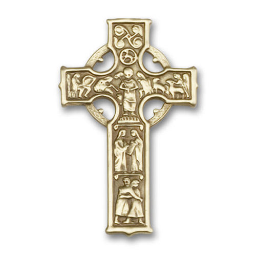 Bliss Celtic Cross Visor Clip, Antique Gold Bliss Celtic Cross Visor Clip, Antique Gold