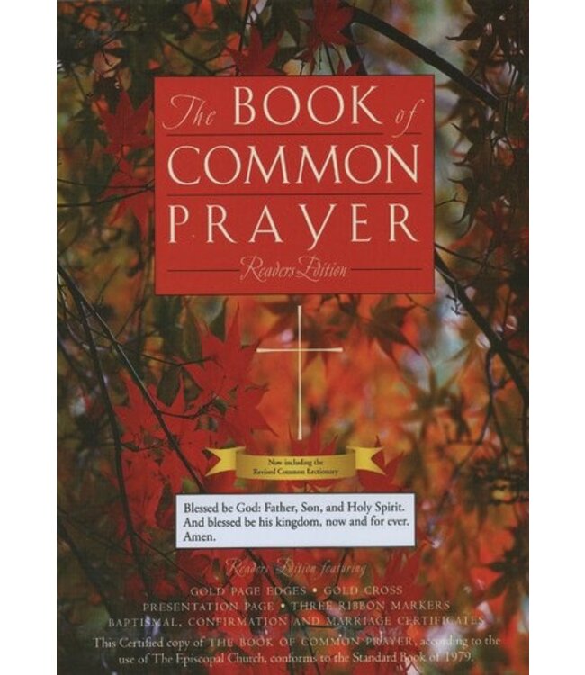 Book of Common Prayer, Leather, Black