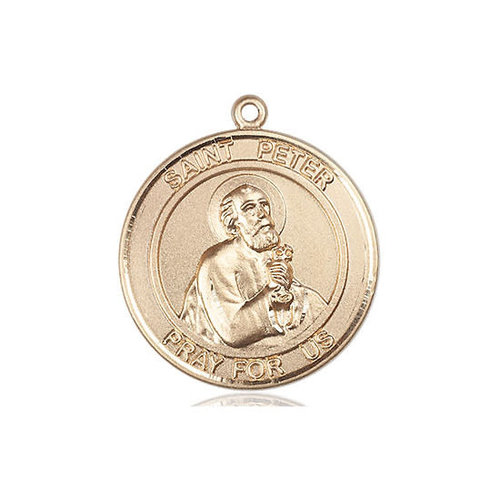 Bliss St. Peter the Apostle Pendant -Round, Medium, 14kt Gold Filled Bliss St. Peter the Apostle Pendant -Round, Medium, 14kt Gold Filled