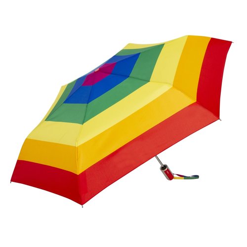 RAINBOW COMPACT UMBRELLA - AUTO OPEN & CLOSE RAINBOW COMPACT UMBRELLA - AUTO OPEN & CLOSE