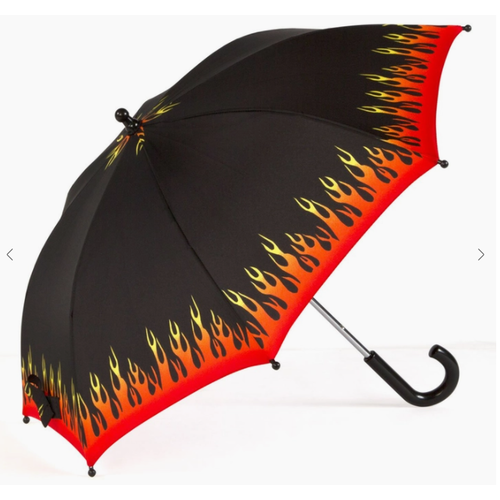 KIDS UMBRELLA - BLACK/FLAME KIDS UMBRELLA - BLACK/FLAME