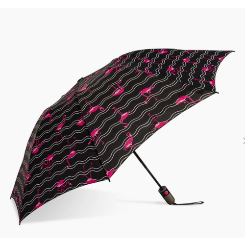 Unbelievabrella, Print Reverse AO/AC Compact- Pink Flamingos Unbelievabrella, Print Reverse AO/AC Compact- Pink Flamingos