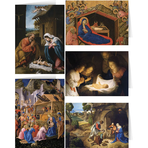 Adoration & Prophets Cards Asst 5 Images Box of 25 by Nelson Fine Art Adoration & Prophets Cards Asst 5 Images Box of 25 by Nelson Fine Art