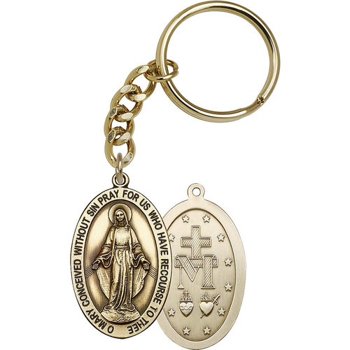 Bliss Miraculous Keychain, Antique Gold Bliss Miraculous Keychain, Antique Gold