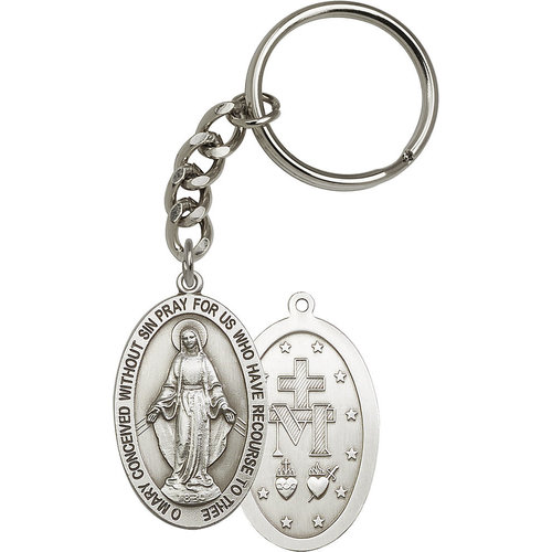Bliss Miraculous Keychain, Antique Silver Bliss Miraculous Keychain, Antique Silver