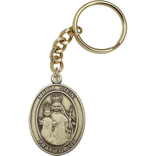 Bliss Maria Stein Keychain, Antique Gold Bliss Maria Stein Keychain, Antique Gold
