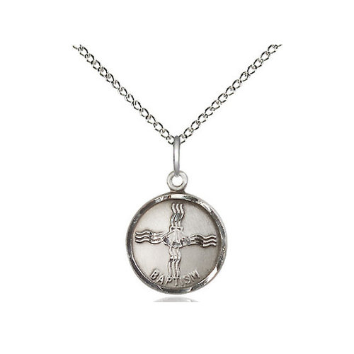 Bliss Baptism Pendant, Sterling Silver Bliss Baptism Pendant, Sterling Silver