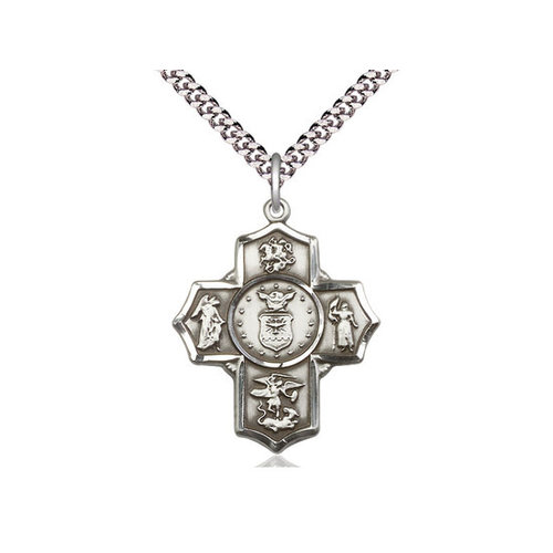 Bliss 5-Way / Air Force Pendant, Sterling Silver Bliss 5-Way / Air Force Pendant, Sterling Silver