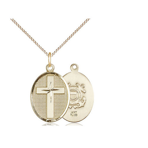 Bliss Cross / Coast Guard Pendant, 14kt Gold Bliss Cross / Coast Guard Pendant, 14kt Gold