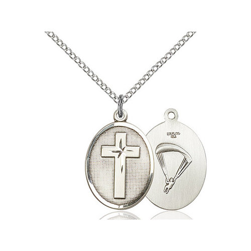Bliss Cross / Paratroopers Pendant, Sterling Silver Bliss Cross / Paratroopers Pendant, Sterling Silver