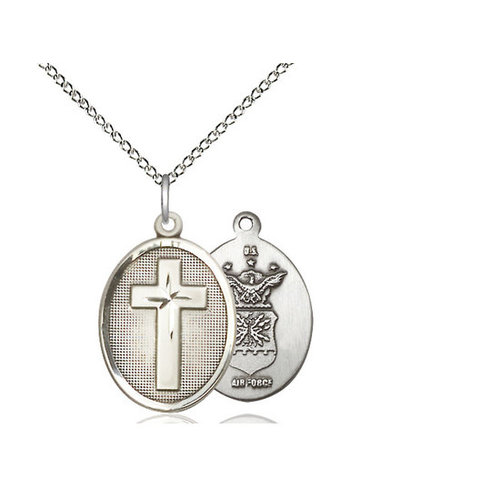Bliss Cross / Air Force Pendant, Sterling Silver Bliss Cross / Air Force Pendant, Sterling Silver
