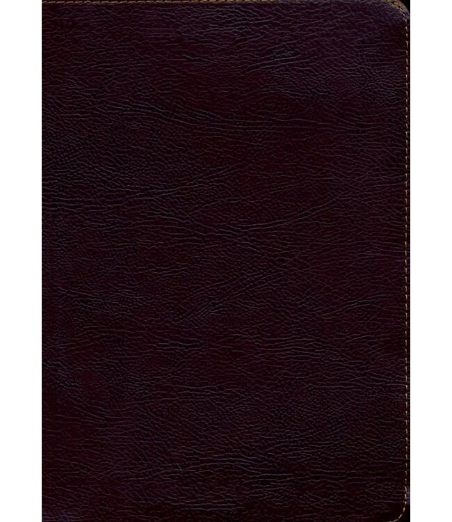 NKJV Study Bible, Bonded Leather, Burgundy, Comfort Print by Thomas Nelson