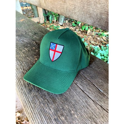 EPISCOPAL SHIELD CAP - GREEN EPISCOPAL SHIELD CAP - GREEN
