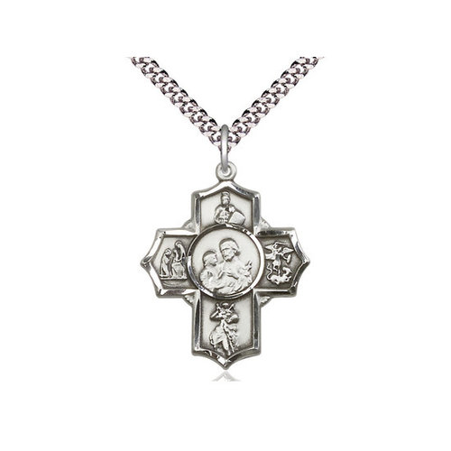Bliss 5-WAY / Firefighter Pendant, Sterling Silver Bliss 5-WAY / Firefighter Pendant, Sterling Silver