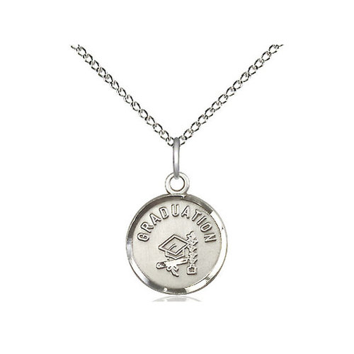 Bliss Graduation Pendant, Sterling Silver, Round Bliss Graduation Pendant, Sterling Silver, Round