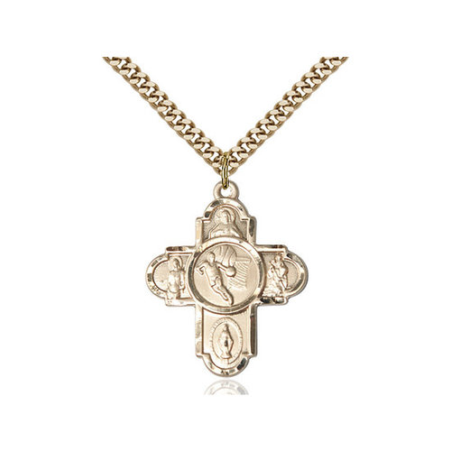 Bliss 5-Way / Basketball Pendant, 14kt Gold Filled Bliss 5-Way / Basketball Pendant, 14kt Gold Filled