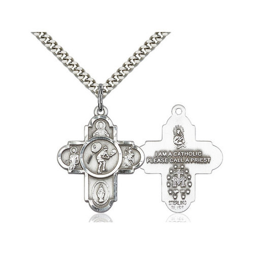 Bliss 5-Way Tennis Pendant, Sterling Silver Bliss 5-Way Tennis Pendant, Sterling Silver