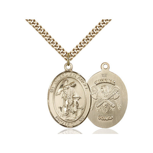 Bliss Guardian Angel / National Guard Pendant, 14kt Gold Filled Bliss Guardian Angel / National Guard Pendant, 14kt Gold Filled
