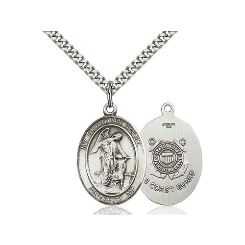 Bliss Guardian Angel / Coast Guard Pendant, Sterling Silver Bliss Guardian Angel / Coast Guard Pendant, Sterling Silver