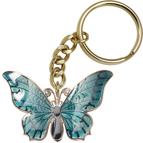 Bliss Butterfly Keychain, Gold Plate Bliss Butterfly Keychain, Gold Plate