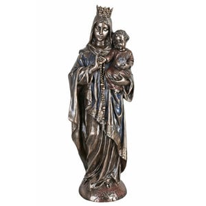 Unicorn Studios Crowned Madonna And Baby Jesus - Bronze