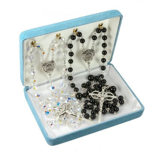 Bliss Catholic Wedding Rosaries - Set of Two Bliss Catholic Wedding Rosaries - Set of Two