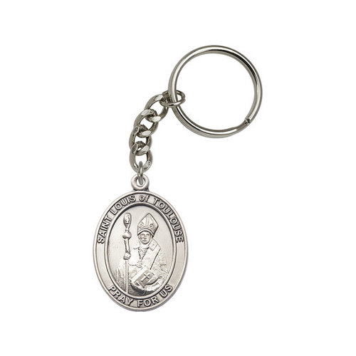 Bliss St. Louis Keychain, Silver Oxide Bliss St. Louis Keychain, Silver Oxide