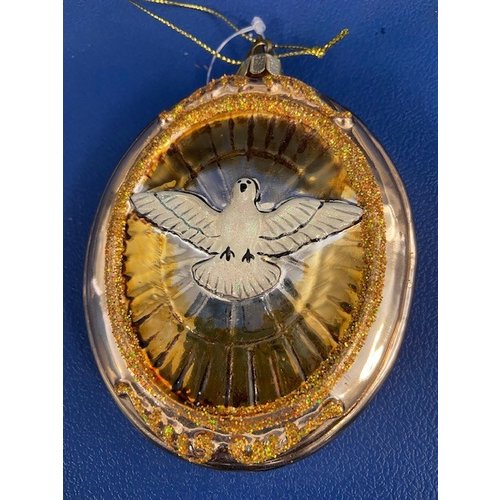 RAZ Dove Christmas Ornament - Round RAZ Dove Christmas Ornament - Round