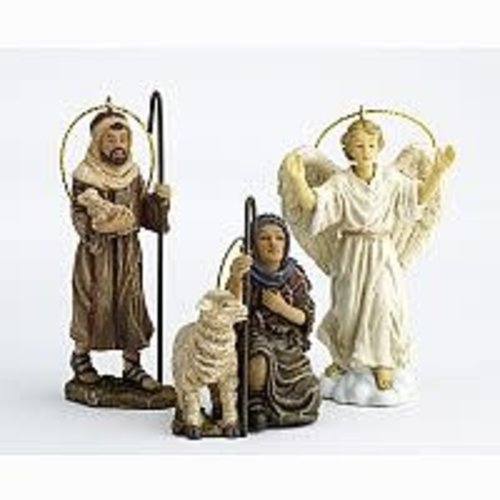 Three Kings Gifts Real Life Nativity Shepherds And Angel