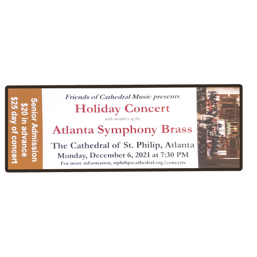 HOLIDAY CONCERT W ATL SYMP BRASS - SENIOR HOLIDAY CONCERT W ATL SYMP BRASS - SENIOR