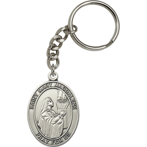 Bliss Mary Magdalene Keychain, Silver Oxide Bliss Mary Magdalene Keychain, Silver Oxide