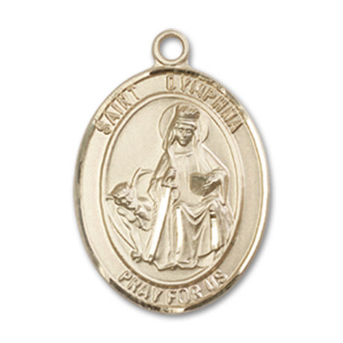 Bliss St. Dymphna Pendant - Oval, Medium, 14kt Gold Bliss St. Dymphna Pendant - Oval, Medium, 14kt Gold